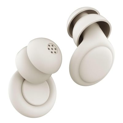 2 Noise Cancelling Ear Plugs, Beinkap Sleeping Earplugs with 12 Silicone Soft Reusable Ear Tips for Social Gatherings, Work, Sleeping, Concerts, Parenting, Conversation, 28 dB Noise Reduction