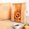 50pcs Large Paper Bread Bags for Sourdough Breads Storage/Bakery Packaging Bags with Window, Homemade Bread Loaf Bag with Tin Tie Tab Lock for Cookies and Treats (13.7''x8.2''x3.5'') view 2