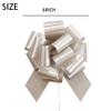 12 PCS Large Pull Bows, Bow for Gift Wrapping,6 Inches,Christmas Party Birthday Gift Wedding Ribbon Bows for Valentines Day, Birthday, Anniversary,Wedding,Florist Packaging (Silver) view 2