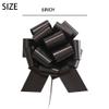 12 PCS Large Pull Bows, Black Bows for Gift Wrapping,6 Inches,Christmas Party Birthday Gift Wedding Ribbon Bows for Valentines Day, Birthday, Anniversary,Wedding,Florist Packaging  (Black) view 2