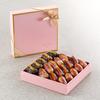 Bateel Pastel Petal Gift Set  Small Assorted Dates | Luxury Collection of Plain & Filled Organic Dates | Elegant Pink Gift Box view 2