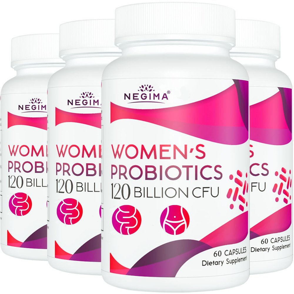 Negima Menopause Supplements for Women, 120 Billion CFUs Probiotics for Women-240 Caps