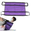 CHANGLKJ Elderly Positioning Bed Pad, Patient Transfer Sheet with Padded Hand Straps, 37.2''X 26'' and 90kg Load, Lightweight Cotton Canvas and Mesh Cloth Fabric, for Elderly, Disabled, Bedridden view 1