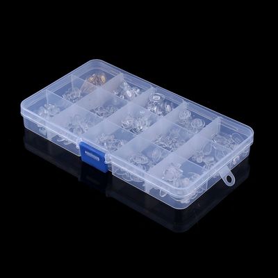 300pcs 15 values Silicone Nose Pads Eyeglasses Screw On Glasses Soft Accessories Repair Tool