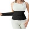 Allaugh Postpartum Belly Band for Women: Abdominal Binder Post Surgery, C Section Waist Trainer, Adjustable Support for After Birth Back Pain & Weak Core, Breathable Belly Wrap, Easy Put On Take Off view 1