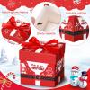 Cholemy 36 Pcs Christmas Gift Boxes with Lids Small Squared Boxes with Ribbon Bow 4x4x4 Inch for Christmas Party Favor Present Packaging Xmas Holiday Gift Wrap, 12 Designs(Plaid Style) view 2