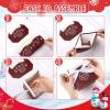 Cholemy 36 Pcs Christmas Gift Boxes with Lids Small Squared Boxes with Ribbon Bow 4x4x4 Inch for Christmas Party Favor Present Packaging Xmas Holiday Gift Wrap, 12 Designs(Plaid Style) view 3