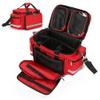 Medical Bag Empty First Aid Bag Home Health Nurse Bag Empty First Aid Storage Bag with Detachable Divider Medical Supplies Emergency Responder Trauma Bag for Nursing Student,Therapist,Doctors view 1