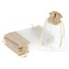 10PCS Organza Bags 4x6 Burlap Bag Jewelry Drawstring Organza Small Mesh Bag Drawstring, Favors Mesh Gift Bags Sachet Candy Pouches for Party, Jewelry, Christmas, Festival, Eid Mubarak Party view 1