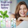 3PCS Oral Breath Spray, Natural Fresh Fruit Breath Freshener Spray Bad Breath Treatment for Adults, Portable Mint Dry Mouth Spray Freshener for Bad Breath Oral Odor Care, 0.68 fl.oz/Bottle view 2