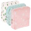 3 PCS Sanitary Pad Storage Bag Portable Period Bag for Teen Pads/Sanitary Napkins/Tampons, Sanitary Napkin Storage Bag First Period Gifts for School, Daily Hygiene Bag Travel Containers view 1