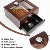 Bald Eagle Cigar Humidor Box and Travel Humidor with Humidifier Hygrometer, Waterproof | Crushproof | Airtight view 3