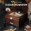 Bald Eagle Cigar Humidor Box and Travel Humidor with Humidifier Hygrometer, Waterproof | Crushproof | Airtight view 4