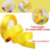 6pcs Black & Golden Christmas Wrapping Paper and 3pcs 866inch Golden Yellow Ribbon- Reindeer & Tree Pattern, Shiny Metallic Foil Paper view 3