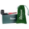 Peterson Pipes Dracula Collection - Red & Black Handmade Wood Briar Pipe, Collectible Legacy Stamping, Sanded Finish, 3mm (15 Straight Billiard) view 2