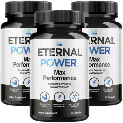 (3 Pack) Eternal Power Pills, EternalPower All Natural Capsules, Eternal Power Advanced Formula, EternalPower Vitamin Pills Reviews 180 Capsules for 3 Months