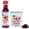 Cherry Bay Orchards Tart Cherry Juice (12oz) + Dried Cherries (6oz) Snack Variety Pack - GMO, Preservative & Gluten-Free, USA Grown, All Natural, Kosher Certified - Healthy Snack for School & Work view 1