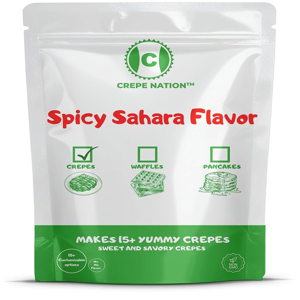 Mix Pancake Spicy Sahara Flavor Crepe Mix, 1 lbs