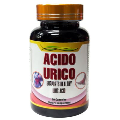Acido Urico 90 Cpsulas - Supports Healthy Uric Acid & Joint Health | Favorece la salud del cido rico y de las articulaciones