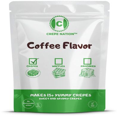 The Classic Coffee Flavor Crepe Mix, 2Lbs.