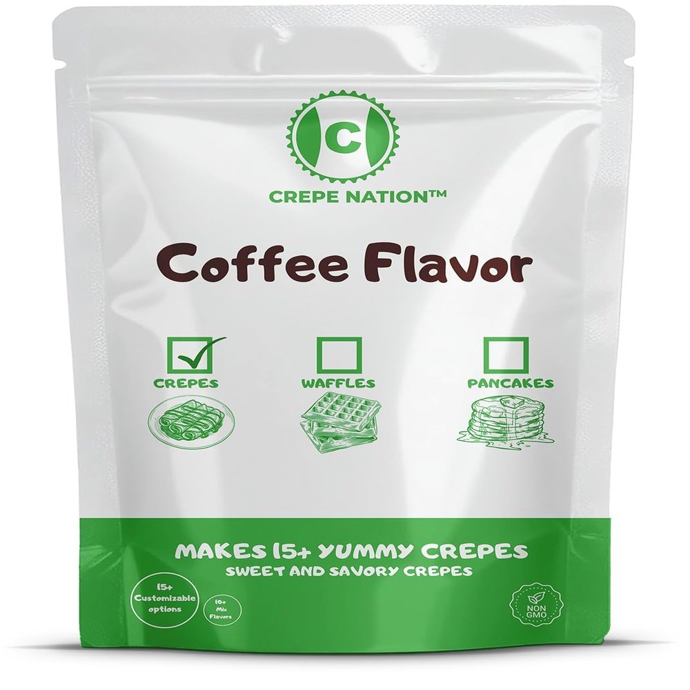 The Classic Coffee Flavor Crepe Mix, 2Lbs.