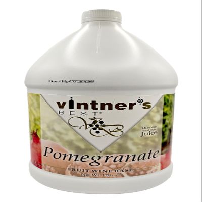 Vintners Best Pomegranate Wine Base 128oz (1 Gallon) Makes 5 Gallons