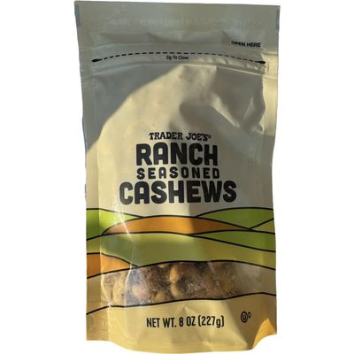 Trader Joe's Ranch Seasoned Cashews ~ PACK of 1