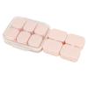 10PCS PP Portable Daily Medicine Container with Storage Box - Reliable and Lightweight Solution for Vitamins, Capsules, and Supplements (Pink) view 3