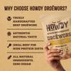 Howdysnax Handcraft Authentic Small Batch Drowors Beef Sticks Sugar Free, Soy Free, Paleo & Keto Friendly Snack (Two 8oz Packs) view 4