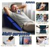 AMiNA Bed Wedge Pillow 10 Inch Blue  Foldable Body Wedge Pillow for Sleep Apnea, Acid Reflux and Post Surgery, Incline Support with Washable Cover and Carry Handle for Back and Head Elevation view 3