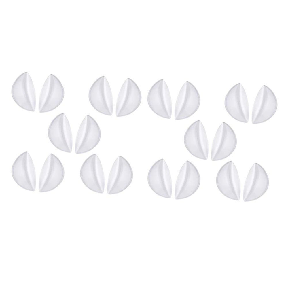 10 Pairs Metatarsal Arch Pad Shoe Insoles Arch Boosters Adhesive Arch Pads Silicone Arch Support Gel Arch Support Inserts Gel Arch Inserts Durable High Sleeve Arched Miss/40