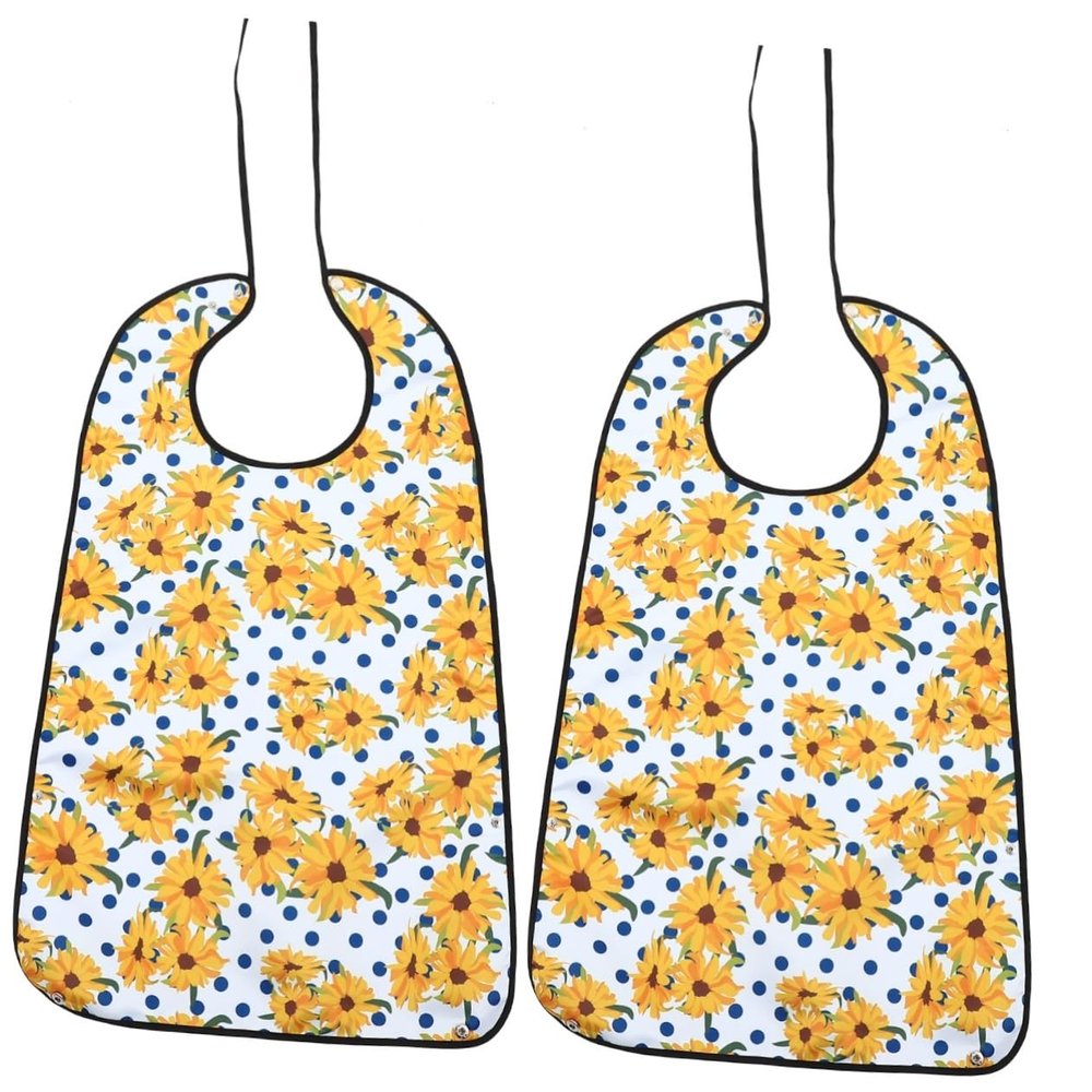 2pcs Elderly Bibs Bib for Adults Decorative Ihram Clothing for Men Umrah Cloths for Men Premie Clothes Dress Miss Disabled Products Washable Polyester /122