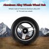 12 1/2 2 1/4 Wheelchair Wheels Assembly 1 Pair, 12in Rear Wheel Replacement for Electric Wheelchair, Solid Polyurethane Tire view 4
