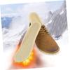 2 Pair Heated Hair Rollers Full Length Insole Orthotics Insoles Plantar Fur Fleece Insole Breathable Shoes Insert Imitation Wool Thermal Insoles Wool Slipper Orthopedic Snow Boots/63 view 2