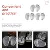 15 Pairs Forefoot Slipper Pad Shoe Filler Forefoot Cushions Sandal Cushions Foot Protection Insoles Toe Protectors for Sandals Transparent Heels Toe Pads Gel Toe Cap Soft/135 view 2