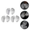 15 Pairs Forefoot Slipper Pad Shoe Filler Forefoot Cushions Sandal Cushions Foot Protection Insoles Toe Protectors for Sandals Transparent Heels Toe Pads Gel Toe Cap Soft/135 view 3