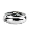 Pine Tree Under The Moonround Pill Box, 3 Compartment Round Pill Box Organizer, ^Portable Travel Pill Box for Traveling. view 3
