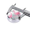 Pink Flamingoround Pill Box, 3 Compartment Round Pill Box Organizer, ^&Portable Travel Pill Box for Traveling. view 4