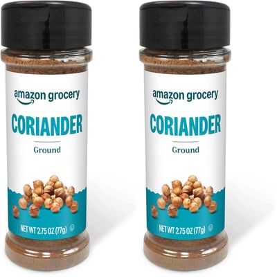 Amazon Grocery, Ground Coriander, 2.75 Oz, Pack of 2 (Previously Happy Belly, Packaging May Vary)