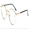 Firmoo Blue Light Blocking Glasses for Computer Reading Retro Metall Round Frame for Women Men 0.75x Gold view 1