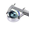 Wolf Under Moonround Pill Box, 3 Compartment Round Pill Box Organizer, ^Portable Travel Pill Box for Traveling. view 4