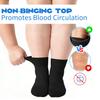 Forcool Diabetic Ankle Socks, Loose Top Extra Wide Non-Binding and Cushioned for Men's Women's, Black White, Large, 6 Pairs view 3
