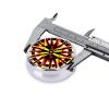 Burning Totemround Pill Box, 3 Compartment Round Pill Box Organizer, ^Portable Travel Pill Box for Traveling. view 4
