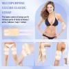 Castor Oil Pack Wrap, 9 Pcs Organic Castor Oil Packs Kit for Neck Shoulder Waist Back Hand Knee Leg and Feet, Castor Oil Patches Reusable Pads Kit for Hot/Cold Oil Wrap Compress for Woman/ManKhaki view 4