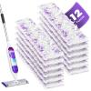 12 Pack Disposable Power Mop Refills Compatible with Swiffer Power Mop, for Swiffer Power Mop Refill, for Floor Cleaning, Unscented & Thickened Pads view 1