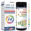 14 Parameters Urine Test Strips for Urinalysis | 150 Strips - Testing for Kidney, Liver, UTI, Keto Diet, Ketosis, PH, KET, Prot, SG, BIL, CRE, BLO, and +7 More view 1