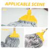 RENDJGOU Sponge Scrubber,Bathroom Tile Cleaner,Mop Head Clip,Floor Mop Clip for Mop Detachable Mop Clop, Mop Head Holder Mop Head Replace Clip Mop Handle Accessories Mop Replacement Holder/Yellow/17. view 4