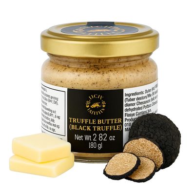 Luca's Truffles BlackTruffle Butter 2.82 oz Original Italian Truffle Butter from Fresh BlackTruffles, Non-GMO, Grass-Fed, Gluten-Free Imported from Family-Owned Farms in Italy