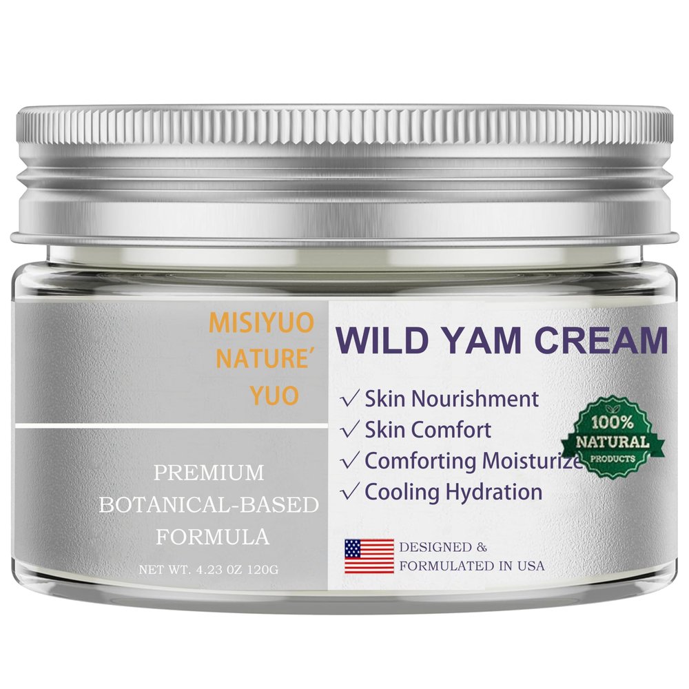 MIsiyuo Organic Wild Yam Cream for Women - Soothing Skin Comfort, Natural Ingredients, 120g