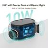 ANJANK White Noise Sound Machine Alarm Clock with HiFi Bluetooth Speaker, 21 Soothing Sounds/7 Night Lights/8 Alarm Sounds/30-Level Volume/0-100% Dimmer, Noise Maker for Boys Teens Kids Sleep, Bedroom view 4